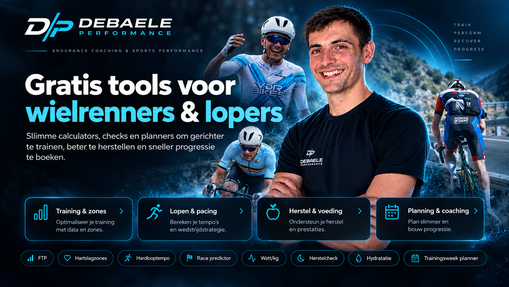 Gratis tools voor wielrenners en lopers